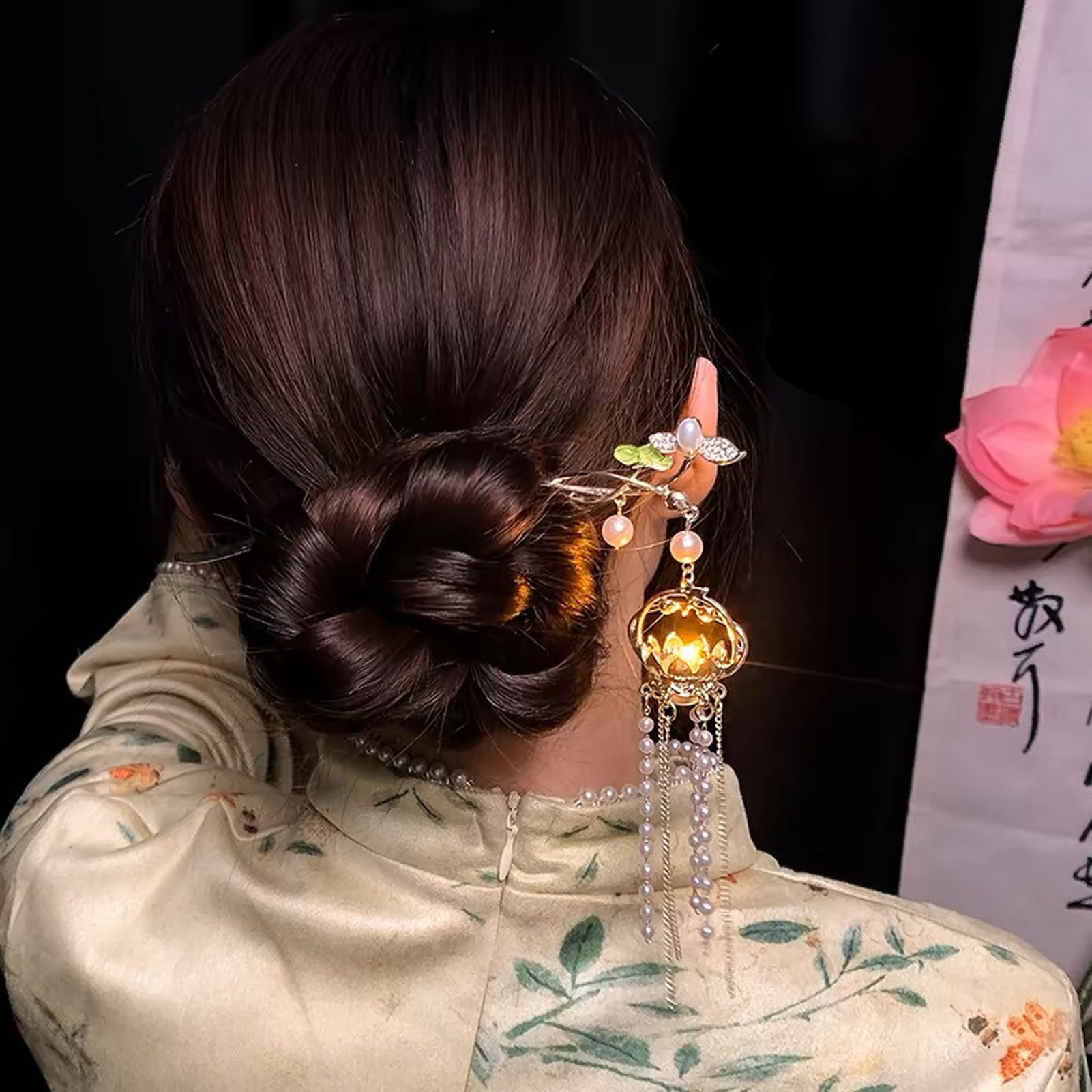Horquilla de flor luminosa par - Vintage Fashion In Chinese reseña y precio
