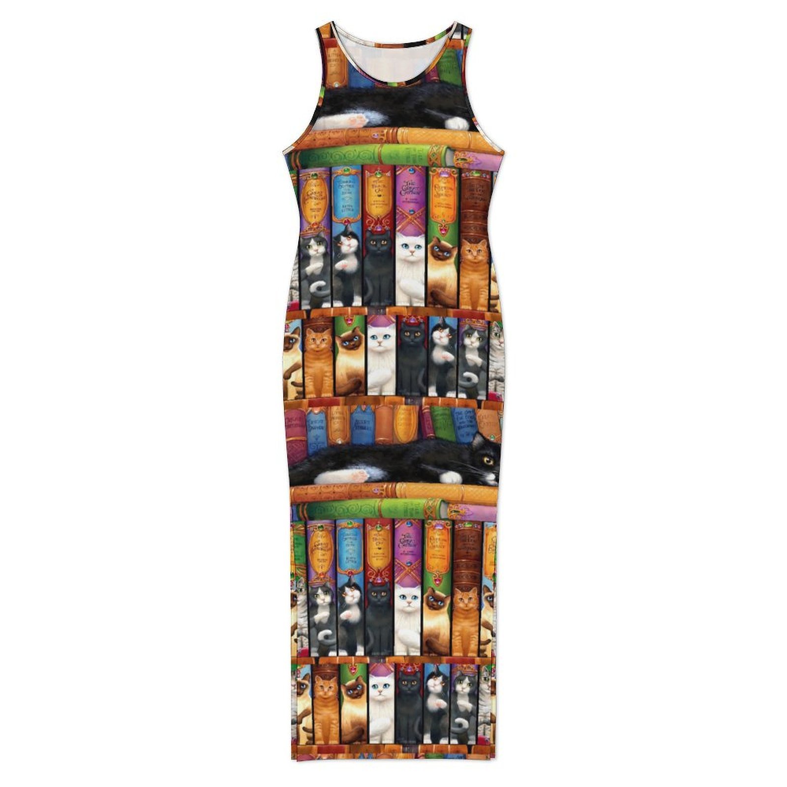 Vestido ajustado con estampado - Vintage Fashion Library reseña y precio