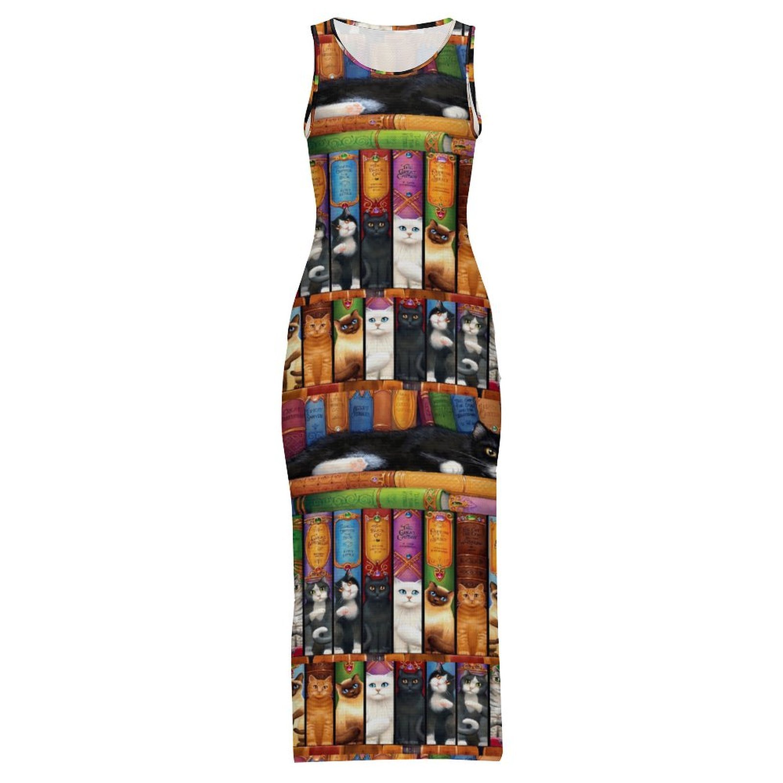 Vestido ajustado con estampado - Vintage Fashion Library reseña y precio