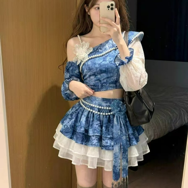 Conjunto de Falda Lolita Elega - Vintage Fashion Japan reseña y precio