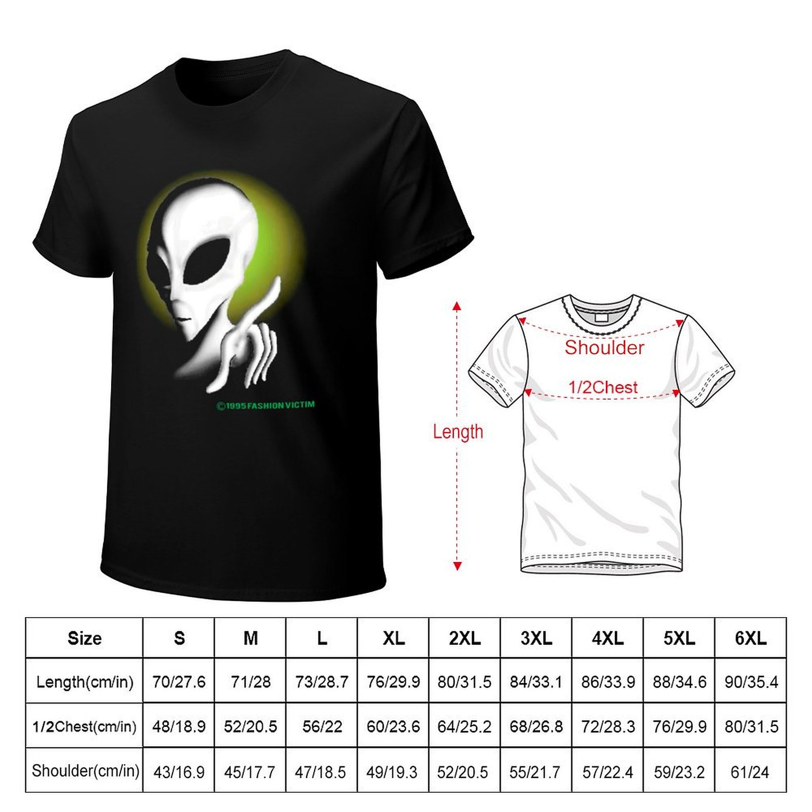 Camiseta Vintage ALIEN de 1995 - Vintage Fashion Victim Shirt reseña y precio