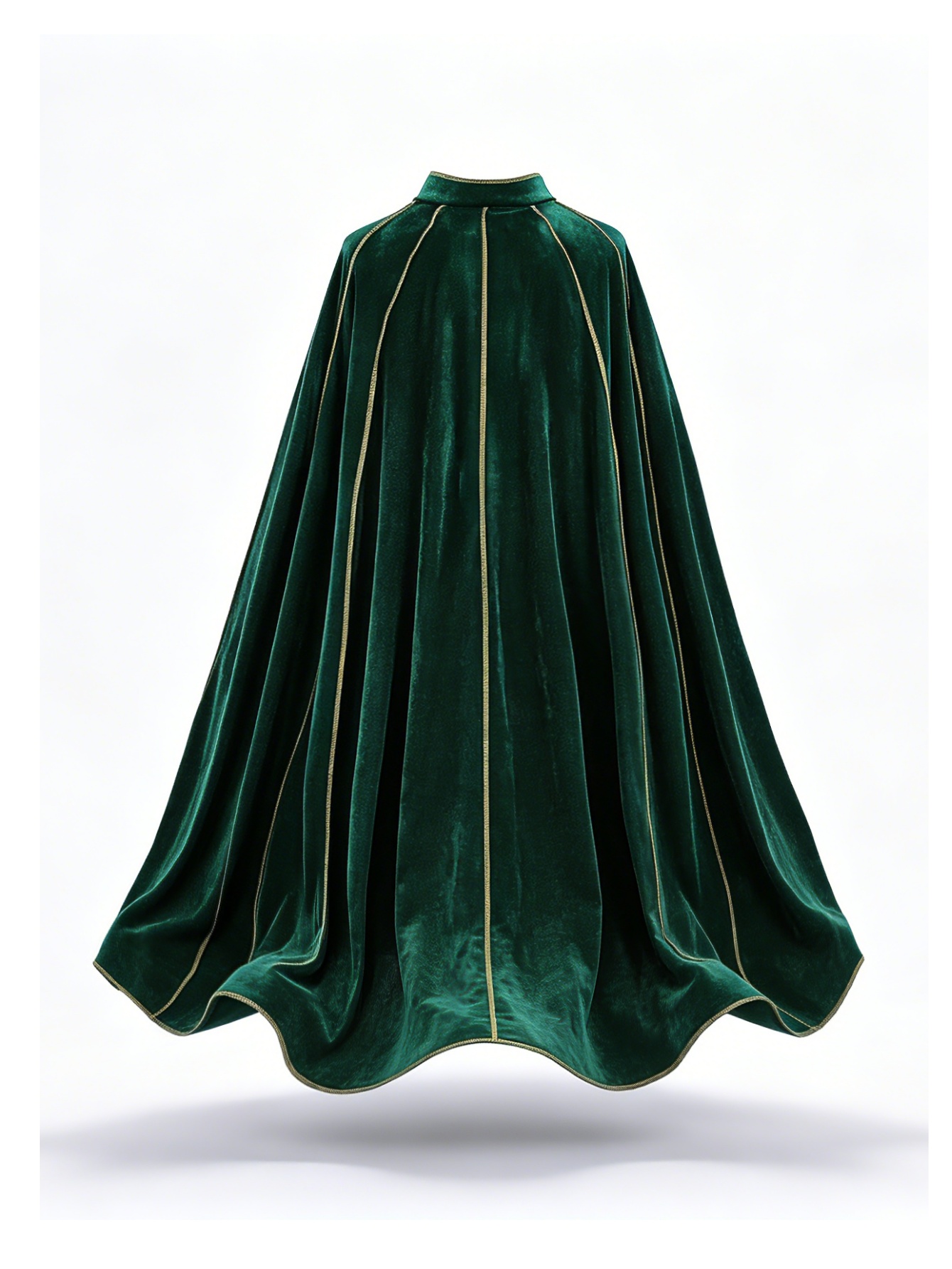 Capa de terciopelo verde vinta - Vintage Fashion Dresses reseña y precio