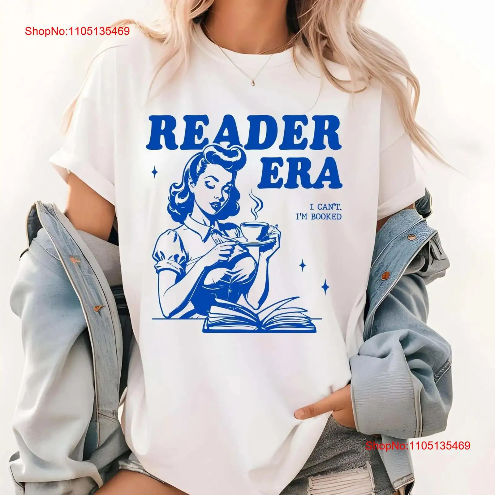 Reader Era Camiseta Amante de  - Vintage Fashion Eras reseña y precio