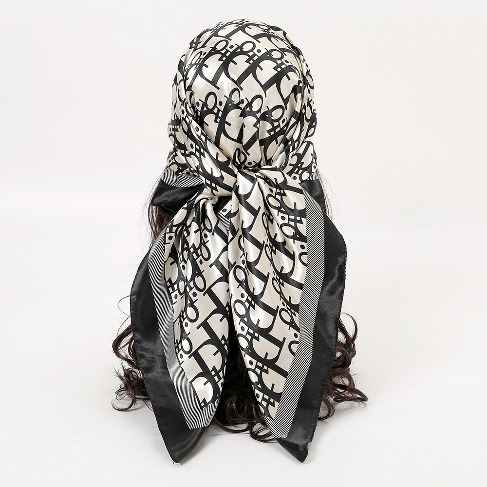 1 Uds. Bufanda de seda de 90cm - Vintage Fashion Hijab reseña y precio
