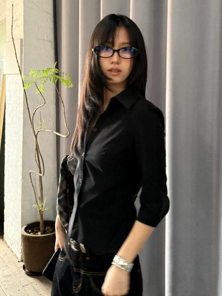 Genayooa-Camisa informal Vinta - Vintage Fashion Japan reseña y precio