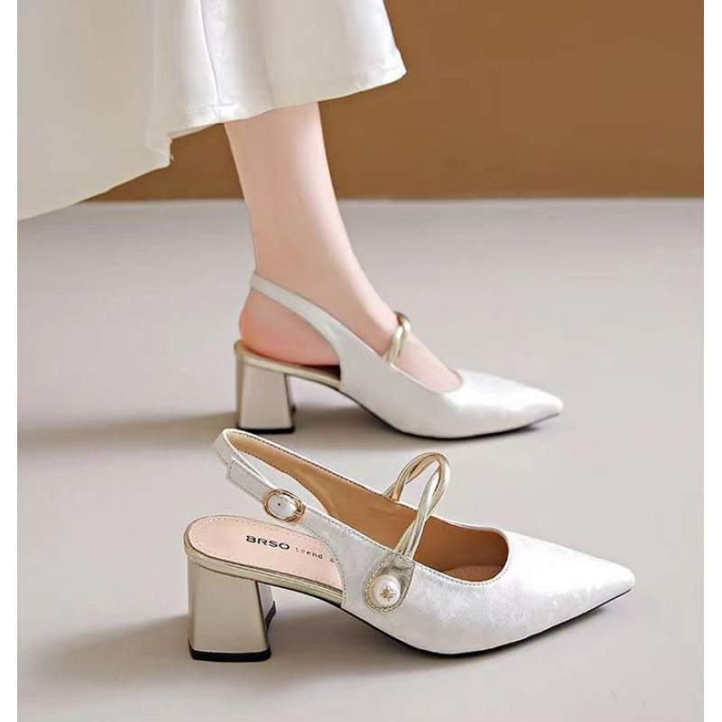 Sandalias Elegantes de Tacón C - Vintage Fashion Dresses reseña y precio