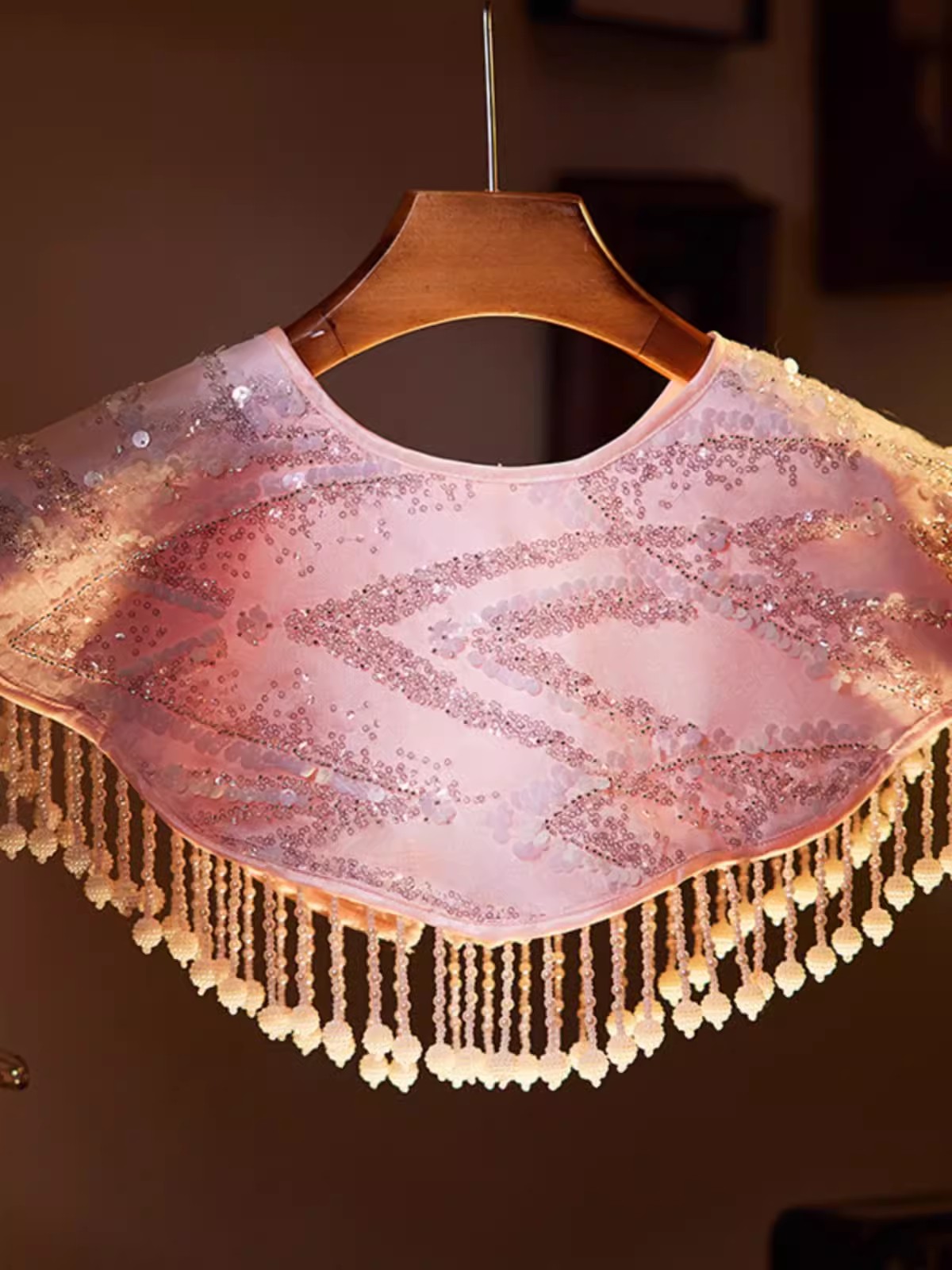 Pashmina con borlas y cuentas  - Vintage Fashion In Chinese reseña y precio