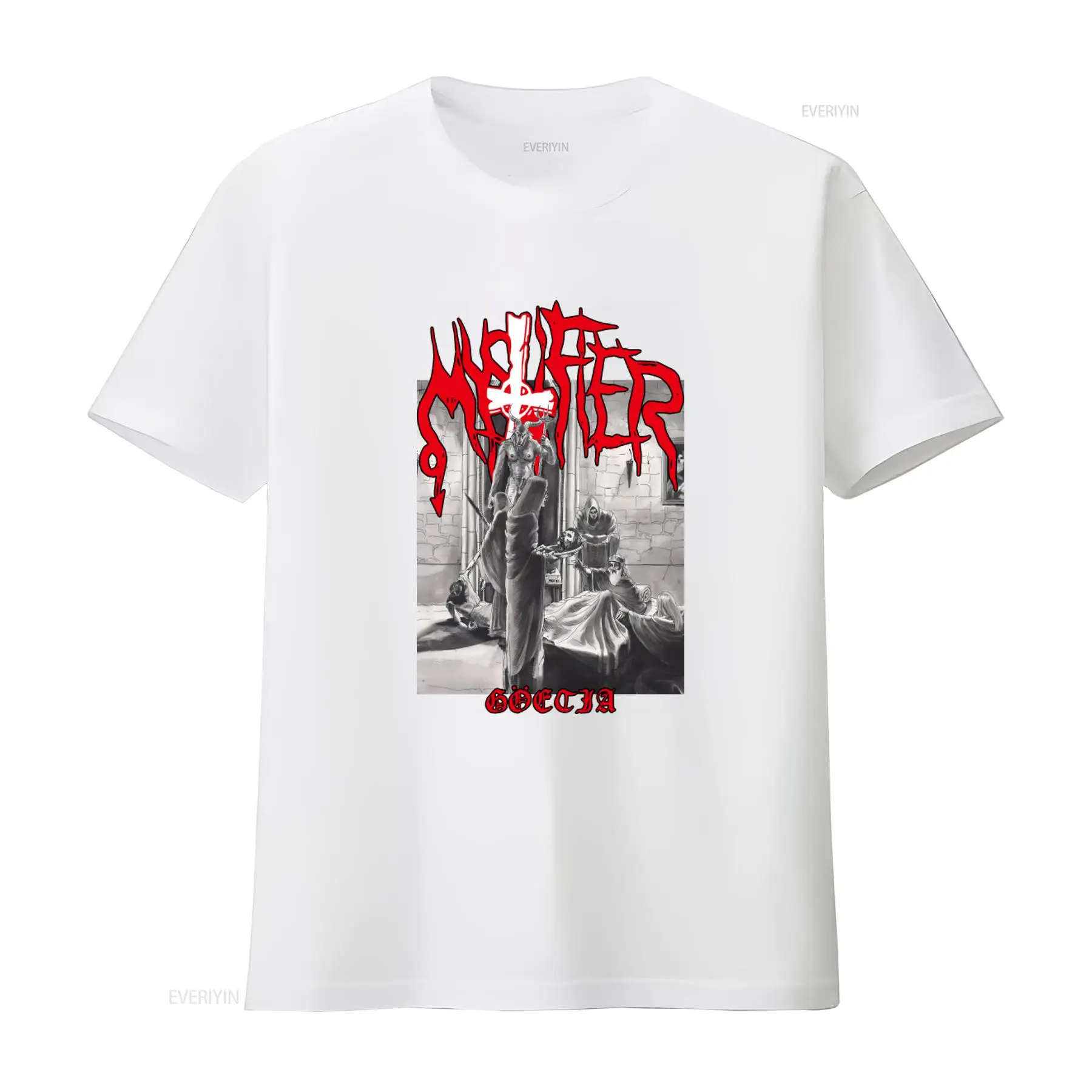 Camiseta de metal negra Mystif - Vintage Fashion Influencer reseña y precio