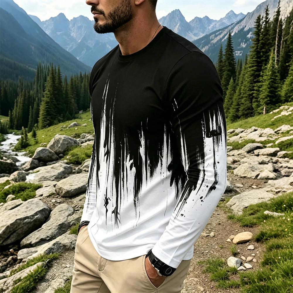 Camiseta de Manga Larga para H - Vintage Fashion For Men reseña y precio